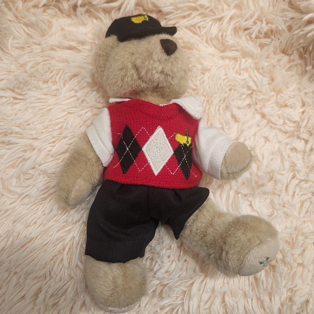Plush Teddy Bear in Red Sweater